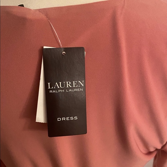 Lauren Ralph Lauren NWT size 6 pink mahogany dress - Picture 5 of 8